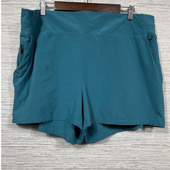 Athleta Women’s Green Shorts / Size-18 - Picture 1 of 7